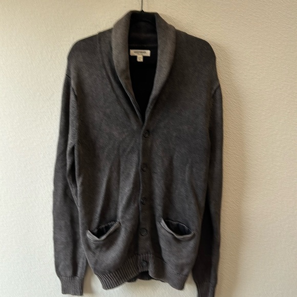 Goodthreads 100% Cotton Cardigan Sweater Size Medium Tall - Picture 2 of 5